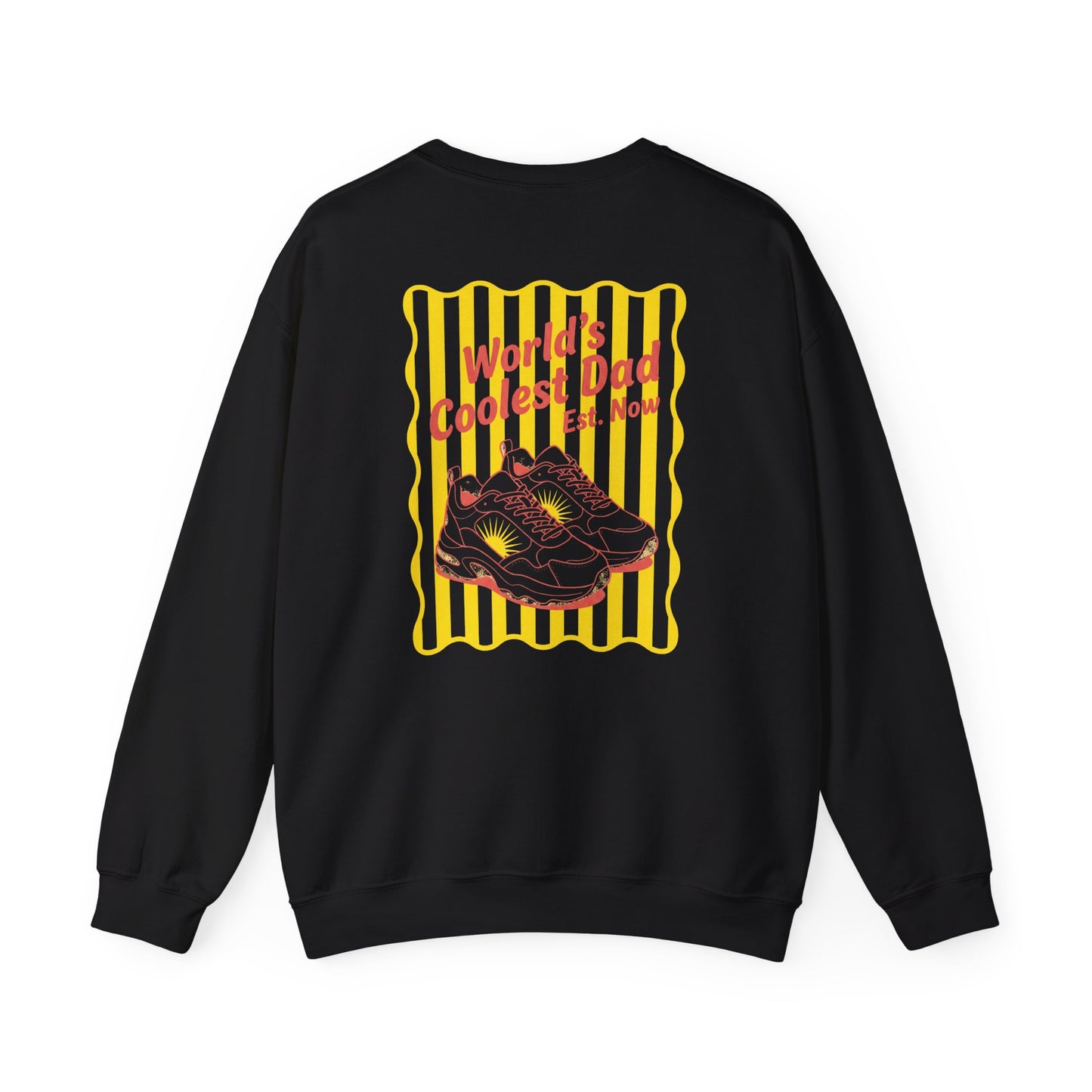 World's Coolest Dad Retro Sweatshirt Printify