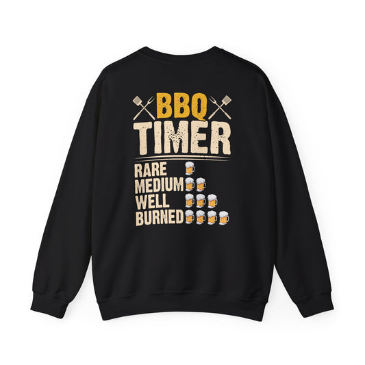 BBQ Timer Funny Grilling Sweatshirt sweatshirt view 2