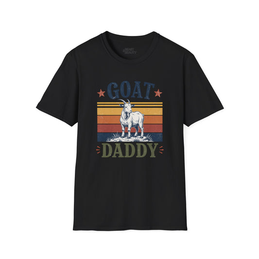GOAT Daddy Vintage Father's Day T-Shirt Printify