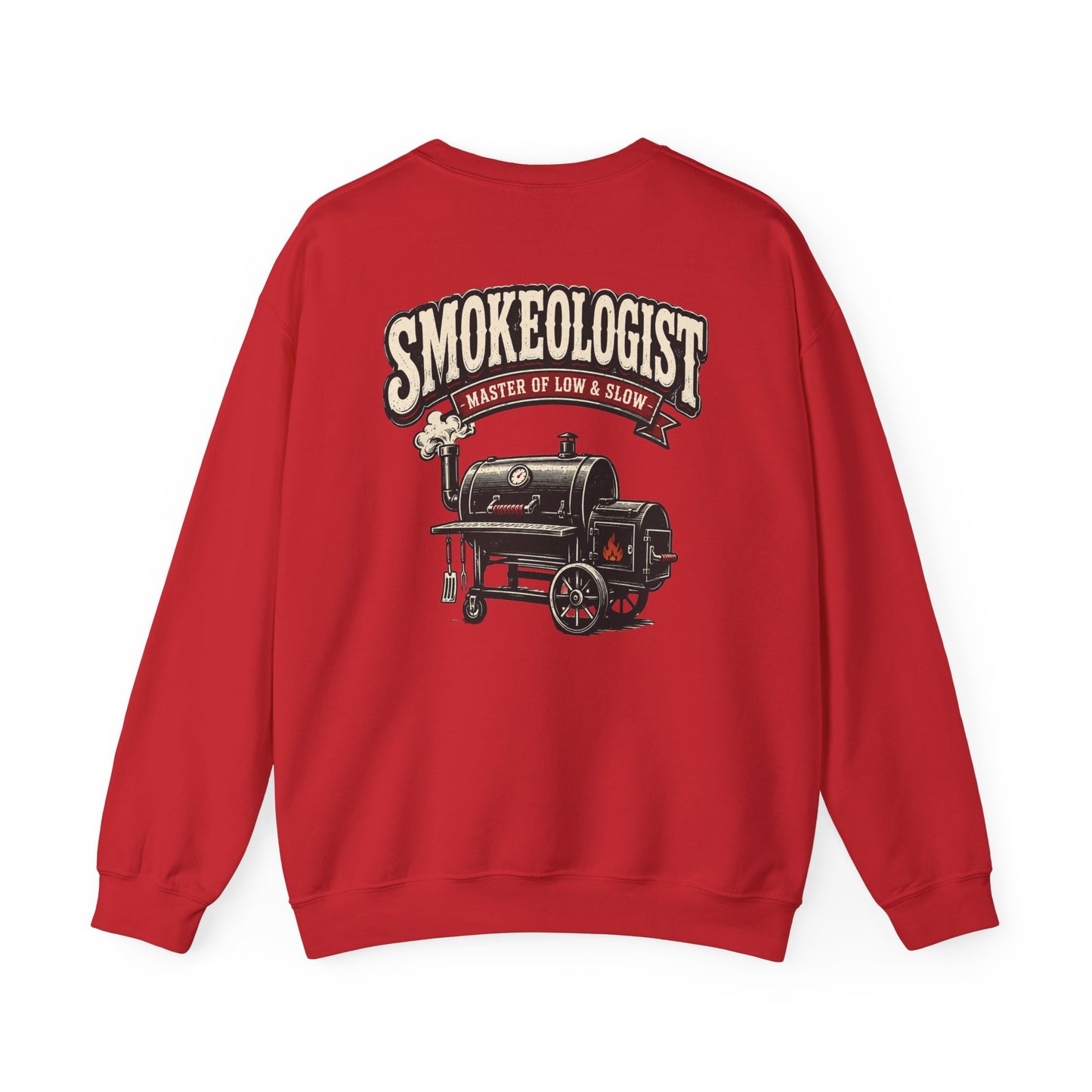 Smokeologist Master of Low & Slow BBQ Sweatshirt Printify
