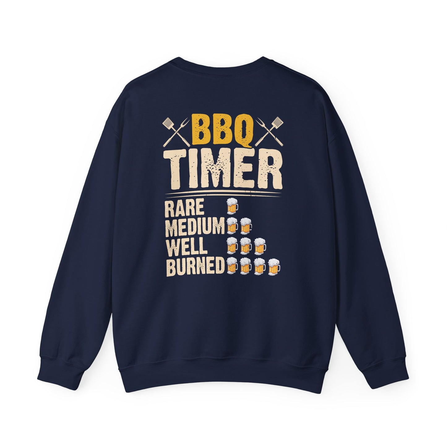 BBQ Timer Funny Grilling Sweatshirt sweatshirt view 5