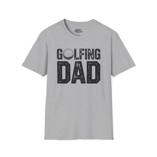 Golfing Dad Father's Day T-Shirt Printify