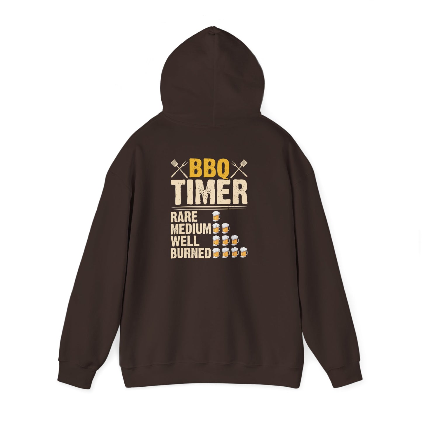 BBQ Timer Funny Grill Master Hoodie Printify