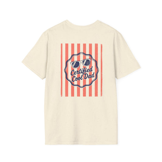 Certified Cool Dad Retro Father's Day T-Shirt Printify