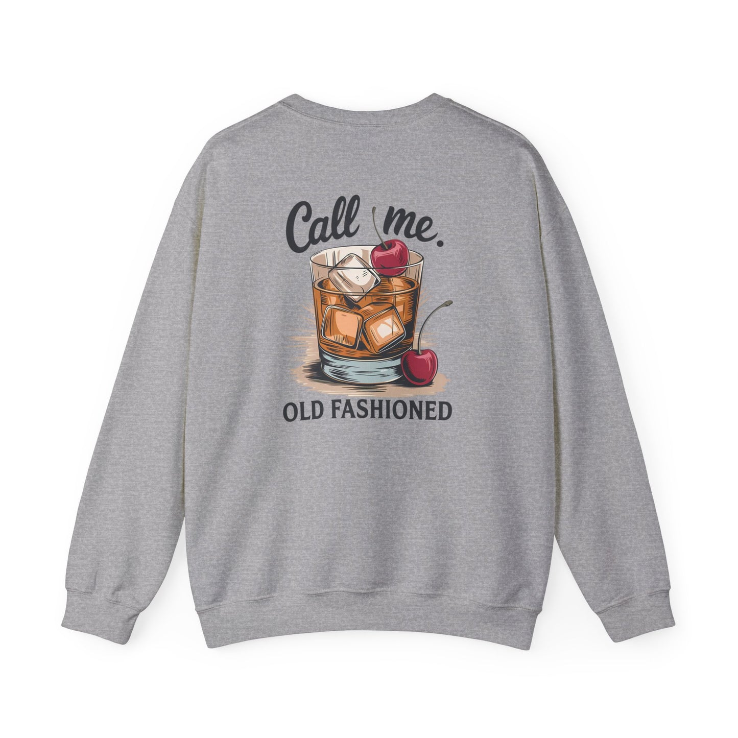 Call Me Old Fashioned Cocktail Sweatshirt sweatshirt view 4