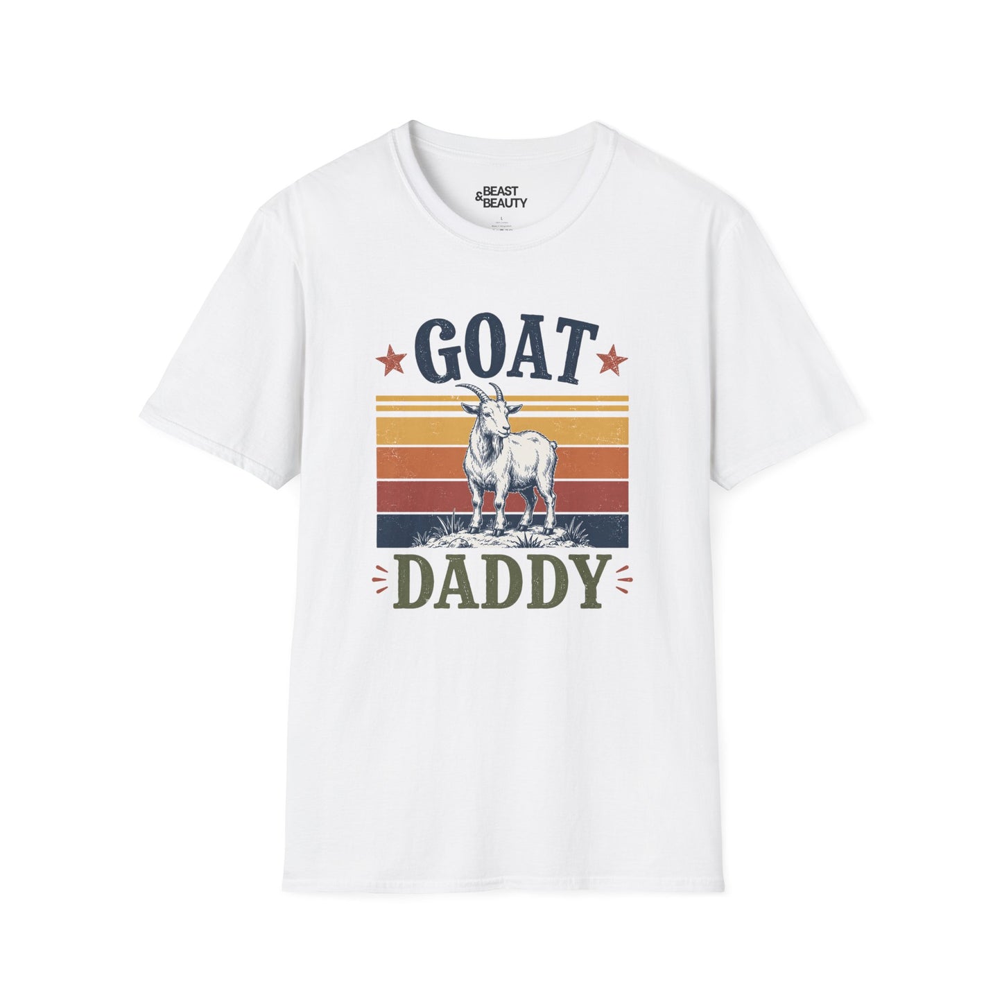 GOAT Daddy Vintage Father's Day T-Shirt Printify