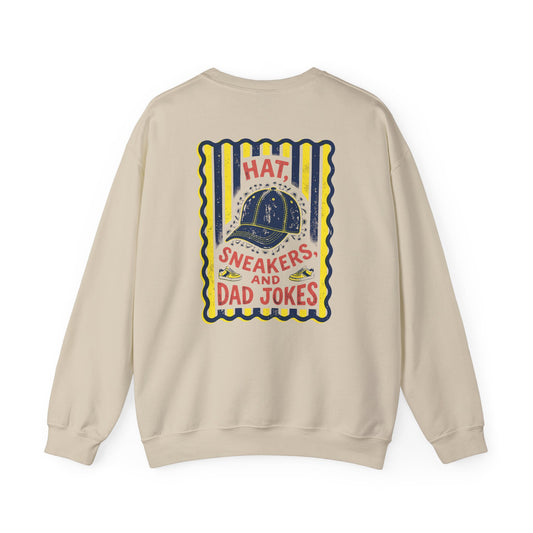 Dad Jokes Lifestyle Sweatshirt Printify