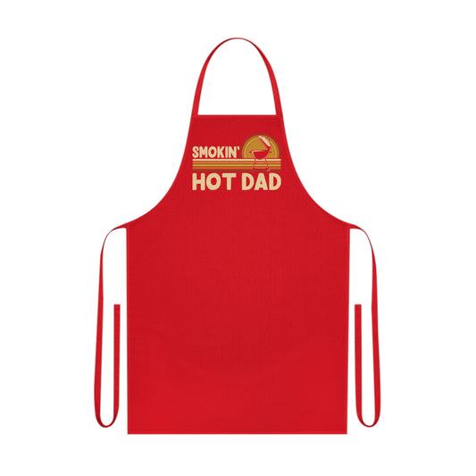 Smokin' Hot Dad BBQ Apron Printify