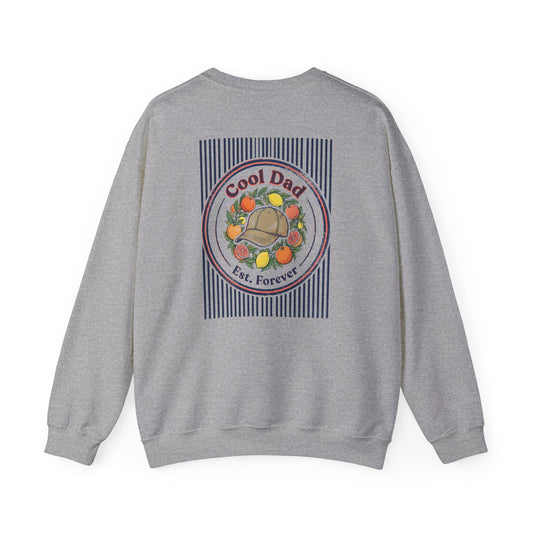 Cool Dad Est. Forever Retro Dad Sweatshirt Printify
