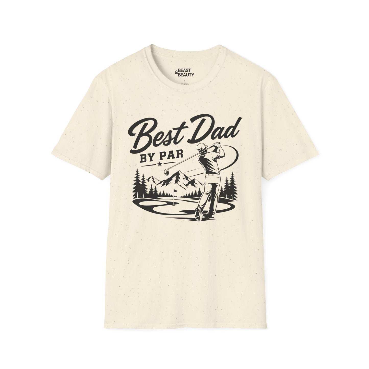 Best Dad By Par Golf T-Shirt Printify