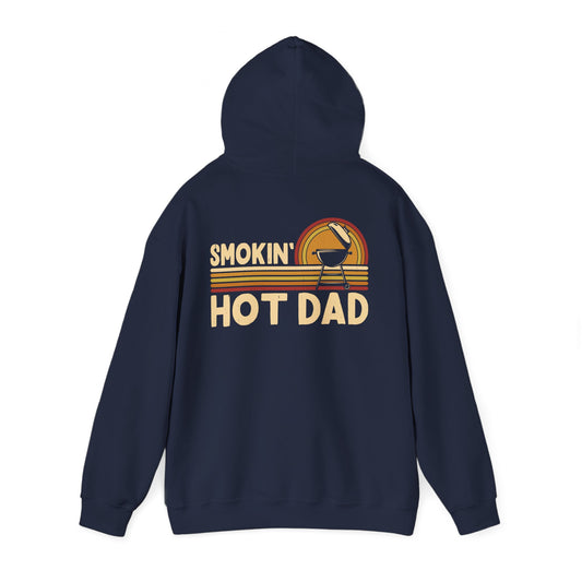 Smokin' Hot Dad BBQ Hoodie Printify