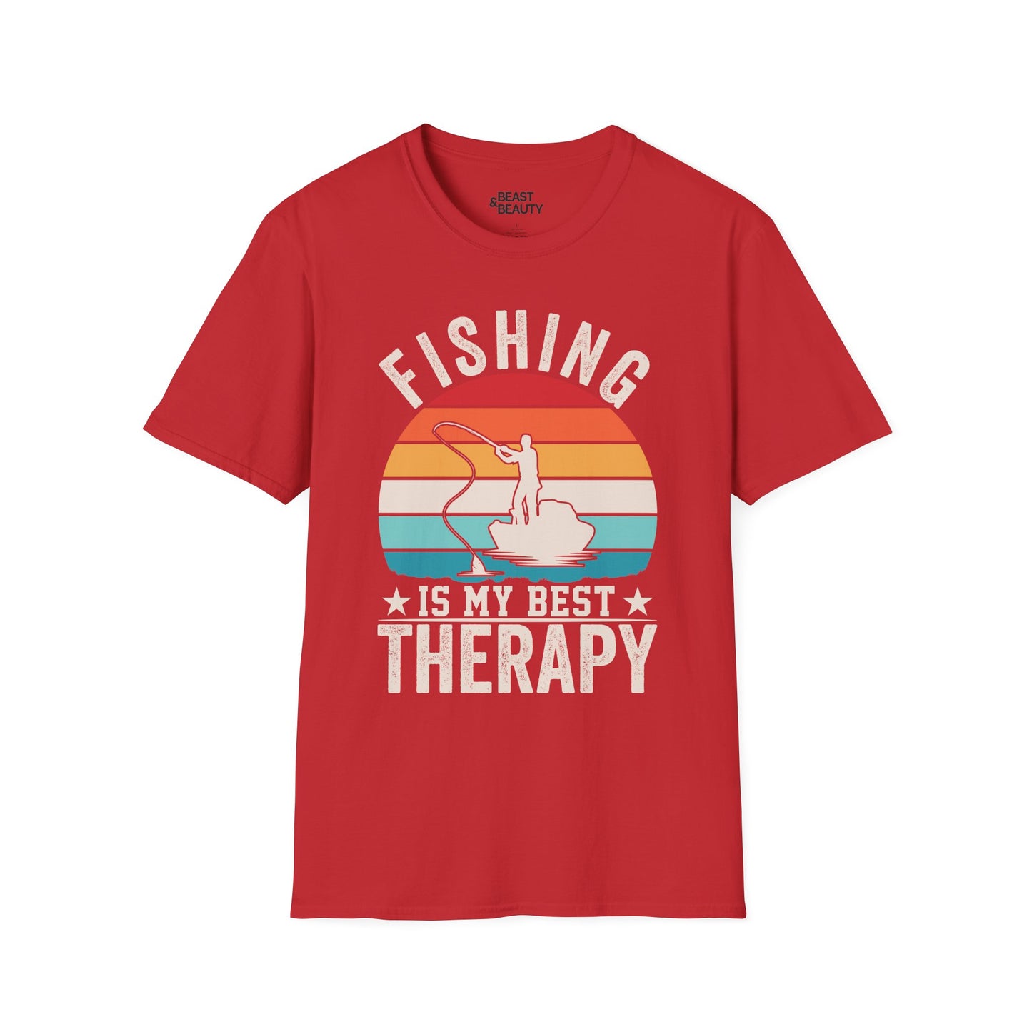 Fishing Is My Best Therapy T-Shirt t-shirt view 7