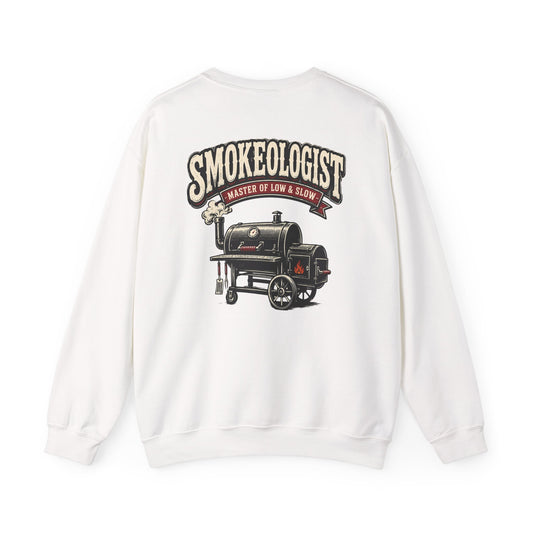 Smokeologist Master of Low & Slow BBQ Sweatshirt Printify