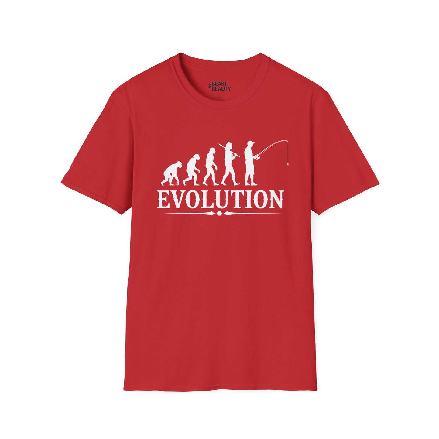 Fishing Evolution T-Shirt Printify
