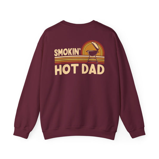 Smokin' Hot Dad BBQ Sweatshirt Printify