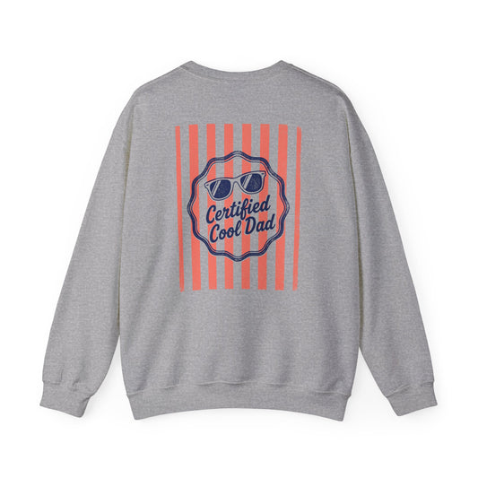 Certified Cool Dad Retro Sweatshirt Printify