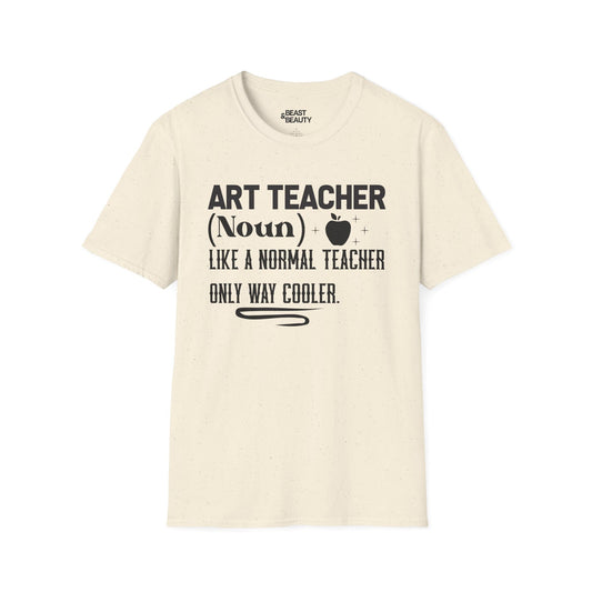 Art Teacher Definition Funny Teacher T-Shirt Natural / M gift_idea unique_gift personalised_gift