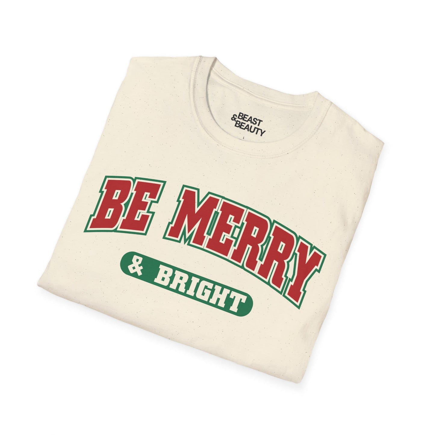 be merry & bright christmas t-shirt t-shirt uk Christmas gift idea image 5