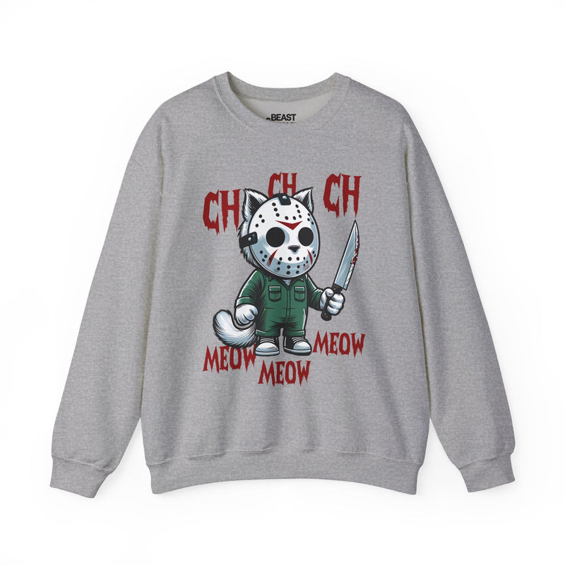 Ch Ch Ch Meow Meow Halloween Cat Sweatshirt