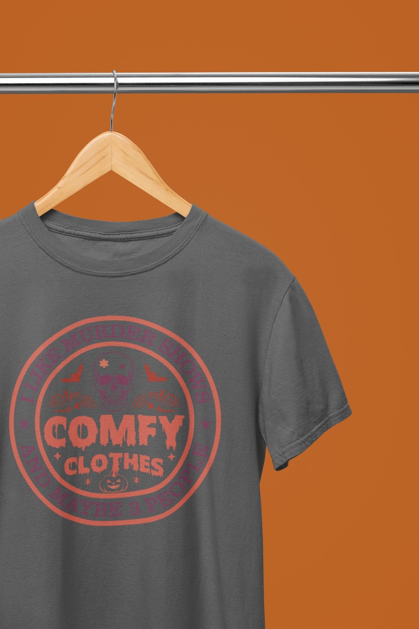 Comfy Halloween Funny T-Shirt/Sweatshirt Unisex - Beast & Beauty Clothing LTD - Halloween - Grey - Small - T-Shirt