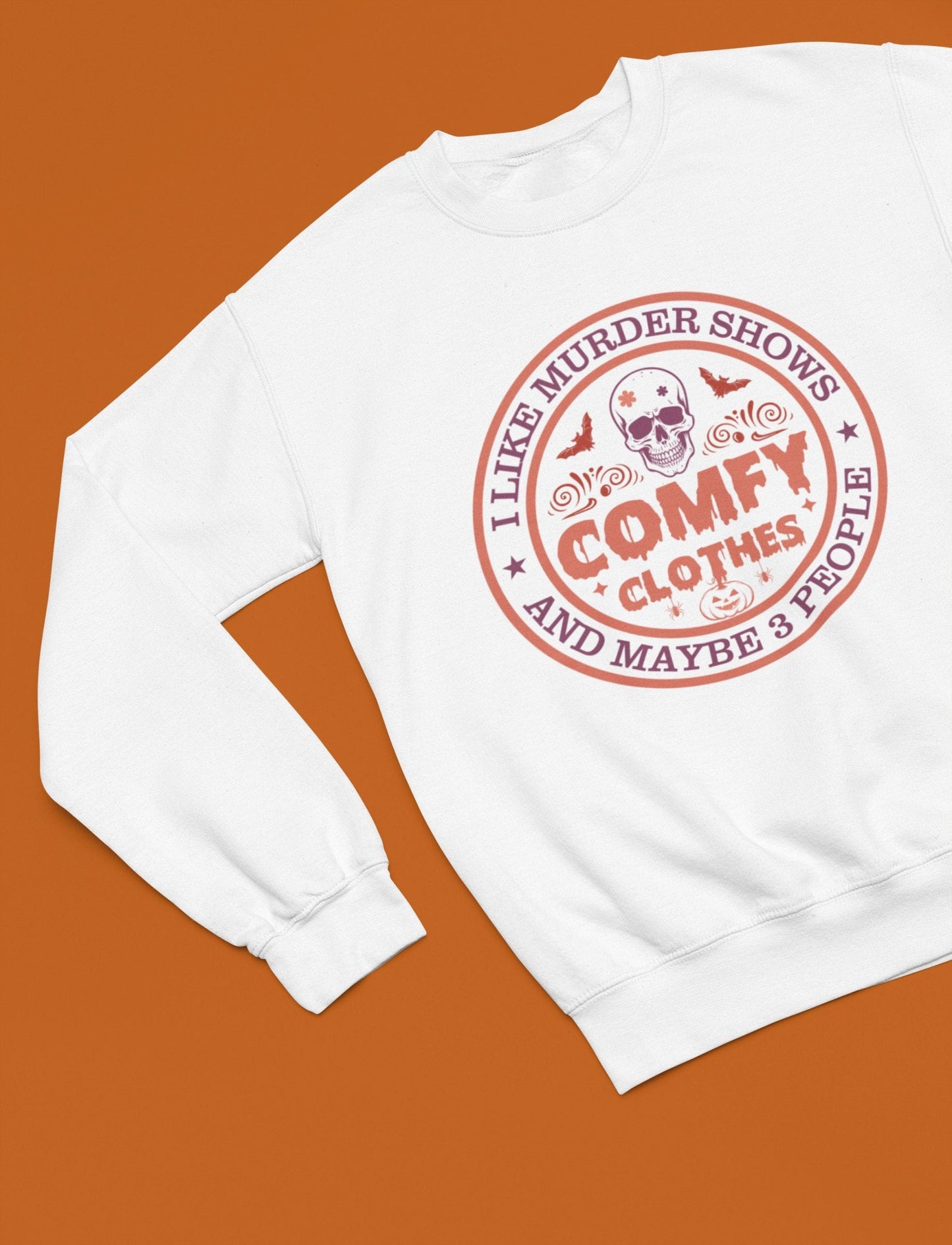Comfy Halloween Funny T-Shirt/Sweatshirt Unisex - Beast & Beauty Clothing LTD - Halloween - Sand - Small - Sweatshirt