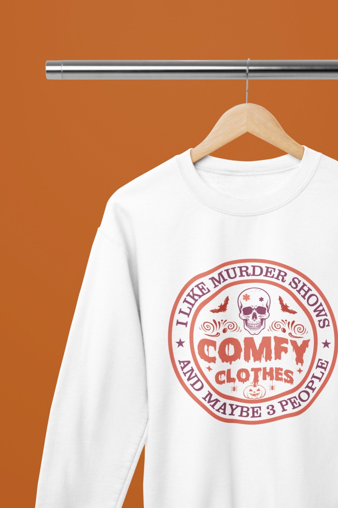 Comfy Halloween Funny T-Shirt/Sweatshirt Unisex - Beast & Beauty Clothing LTD - Halloween - White - Small - Sweatshirt