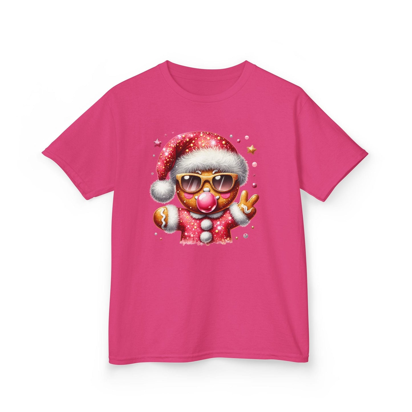 Cool Gingerbread Kids Christmas T-Shirt Heliconia / XS gift_idea unique_gift personalised_gift