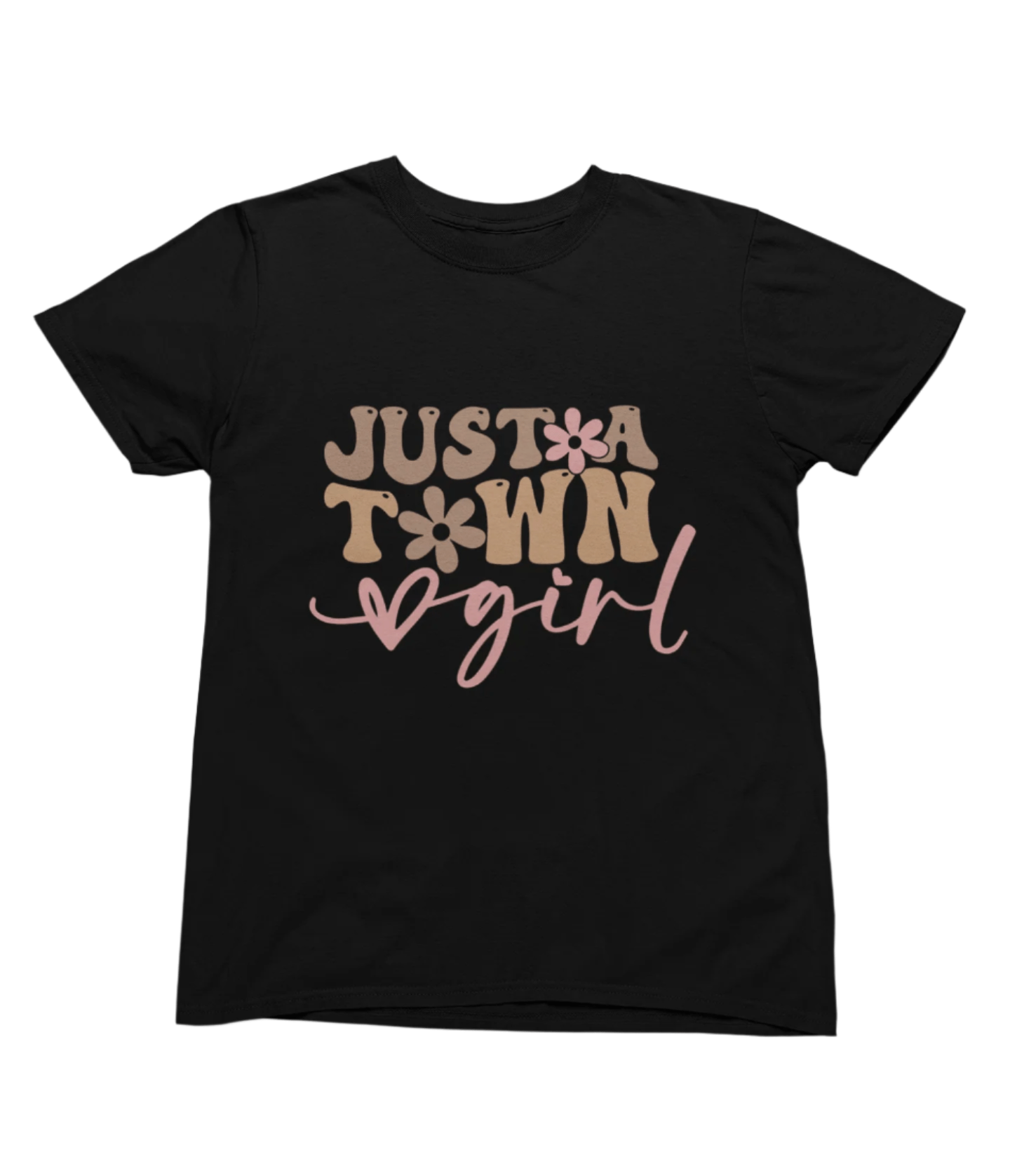 My Store Cowgirl T-Shirt T-Shirt / Small / Black Just A Town Girl T-Shirt/Sweatshirt