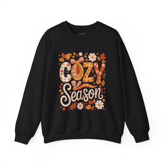 cozy season sweatshirt black sweatshirt uk gift gift idea