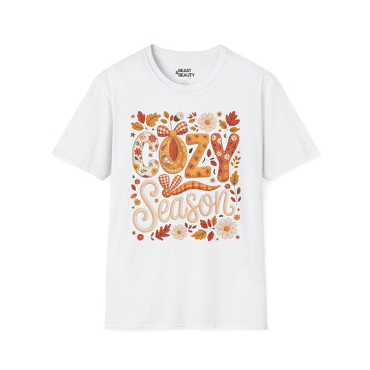 cozy season t-shirt white t-shirt uk gift gift idea