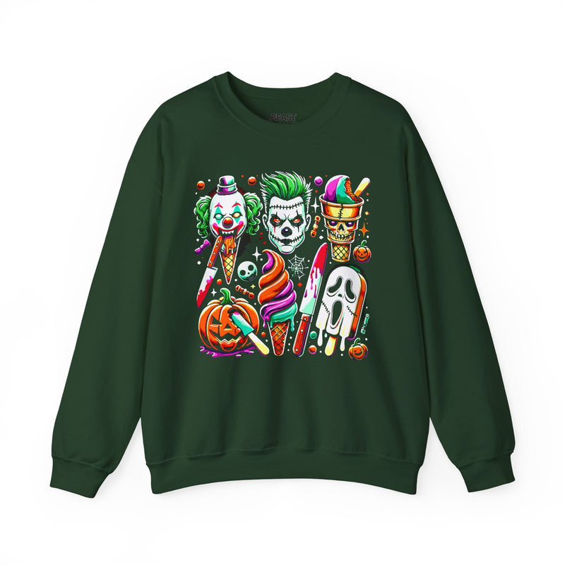 Creepy Halloween Ice Cream Horror Sweatshirt