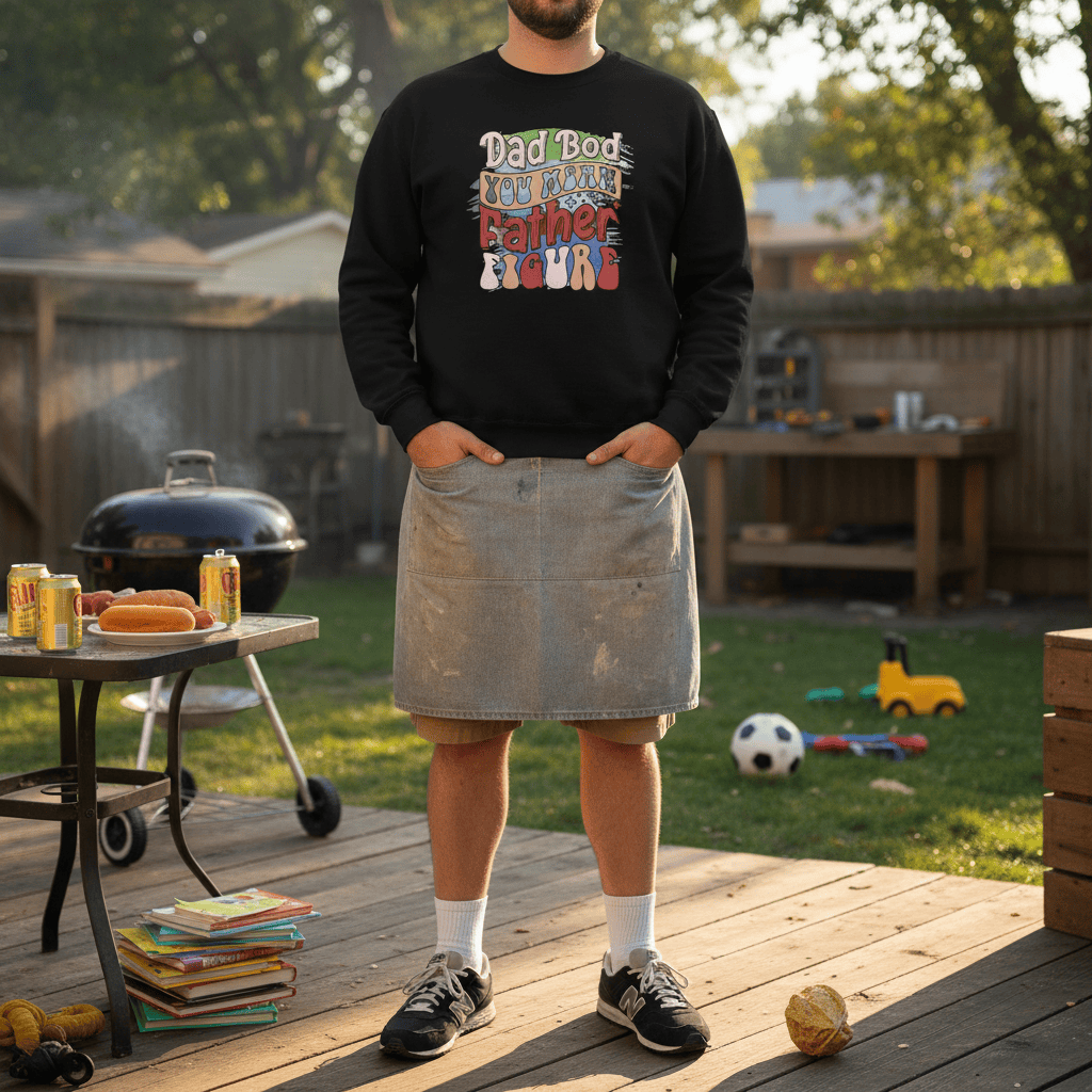 Dad Bod You Mean Father Figure Sweatshirt gift_idea unique_gift personalised_gift