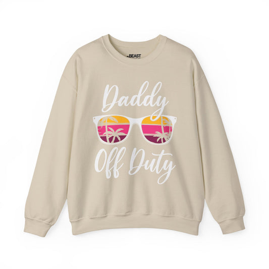 daddy off duty sweatshirt sand sweatshirt uk Father's Day gift idea