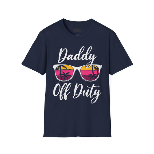 daddy off duty t-shirt navy t-shirt uk Father's Day gift idea
