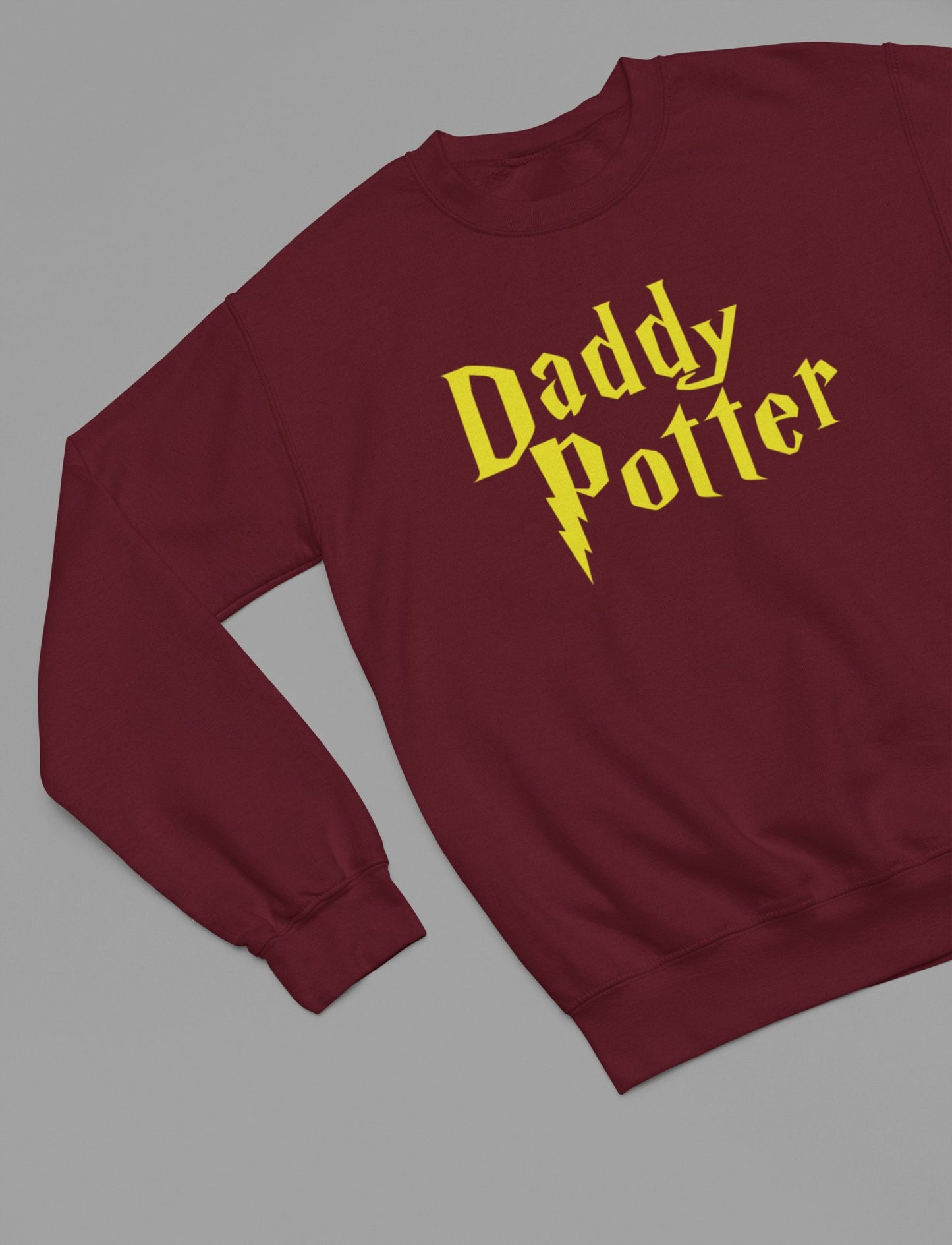 Daddy Potter Fathers Day Sweatshirt - Beast & Beauty Clothing LTD - Fathers Day Sweatshirt - small - Purple -