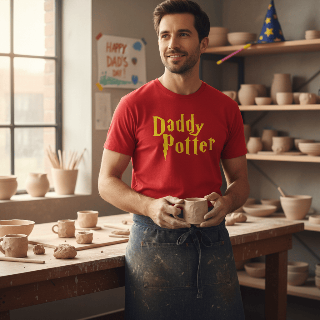 Daddy Potter T-Shirt gift_idea unique_gift personalised_gift