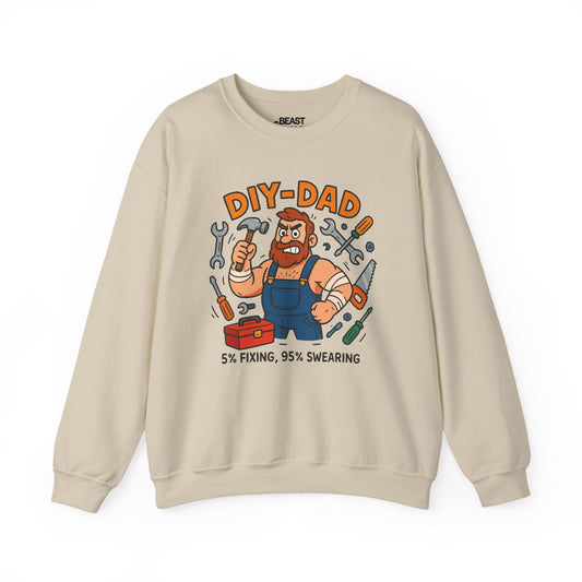 diy dad 5 fixing 95 swearing sweatshirt sand sweatshirt uk Father's Day gift idea