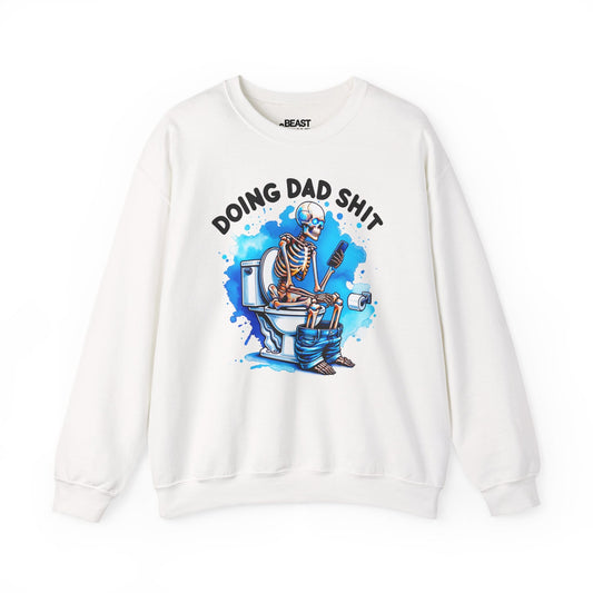 doing dad sh t sweatshirt white sweatshirt uk Father's Day gift idea