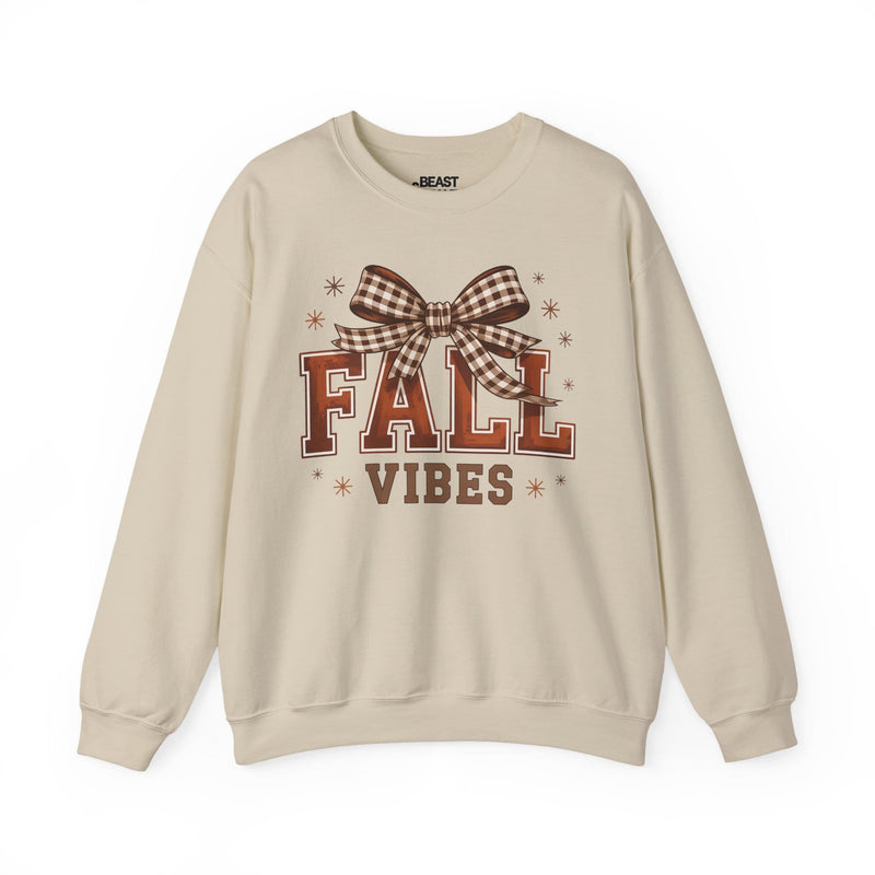 Sudadera con lazo y motivos otoñales