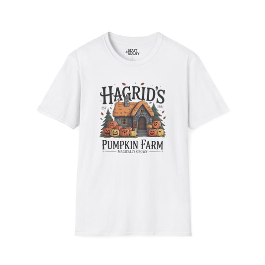 hagrid s pumpkin farm t-shirt white t-shirt uk Halloween gift idea