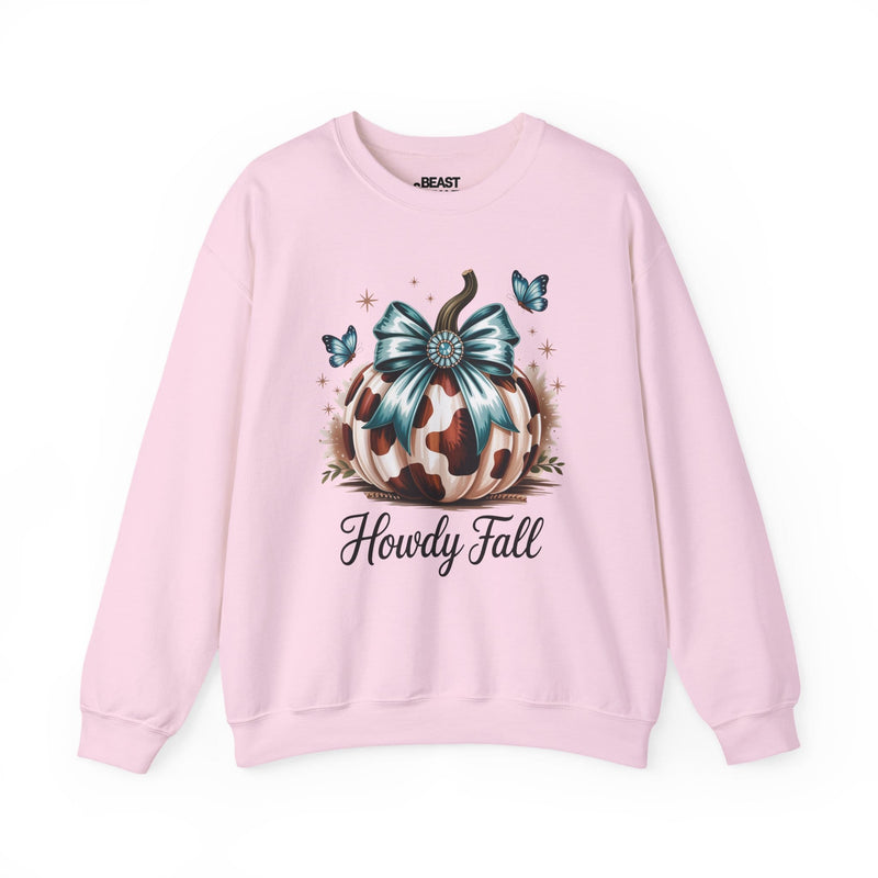 Sudadera vaquera de calabaza de otoño "Howdy"