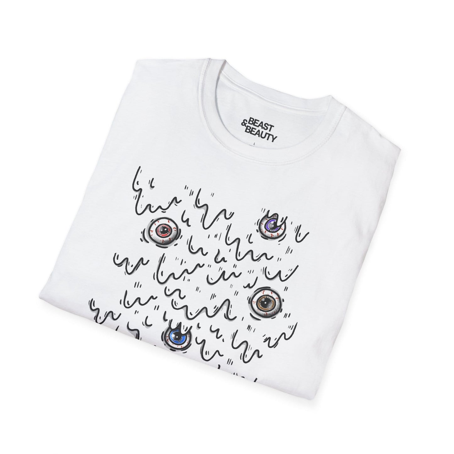 I See You Creepy Eyes Halloween T-Shirt gift_idea unique_gift personalised_gift