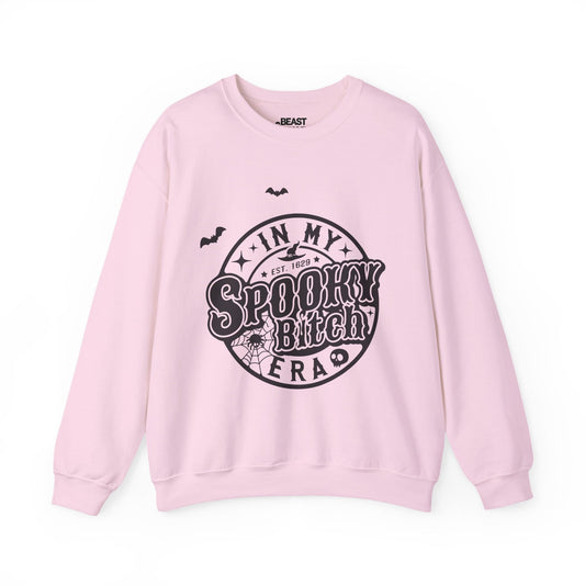 In My Spooky Bitch Era Halloween Sweatshirt Light Pink / S gift_idea unique_gift personalised_gift
