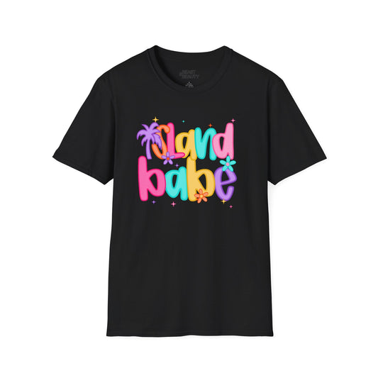 island babe t-shirt black t-shirt uk gift gift idea