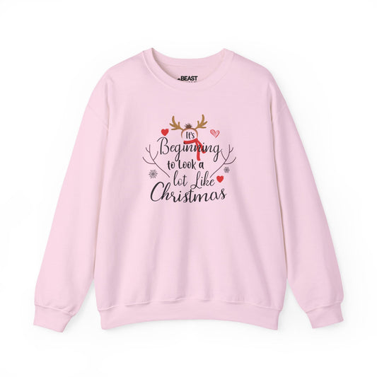 it s beginning to look like christmas sweatshirt light pink sweatshirt uk Christmas gift idea