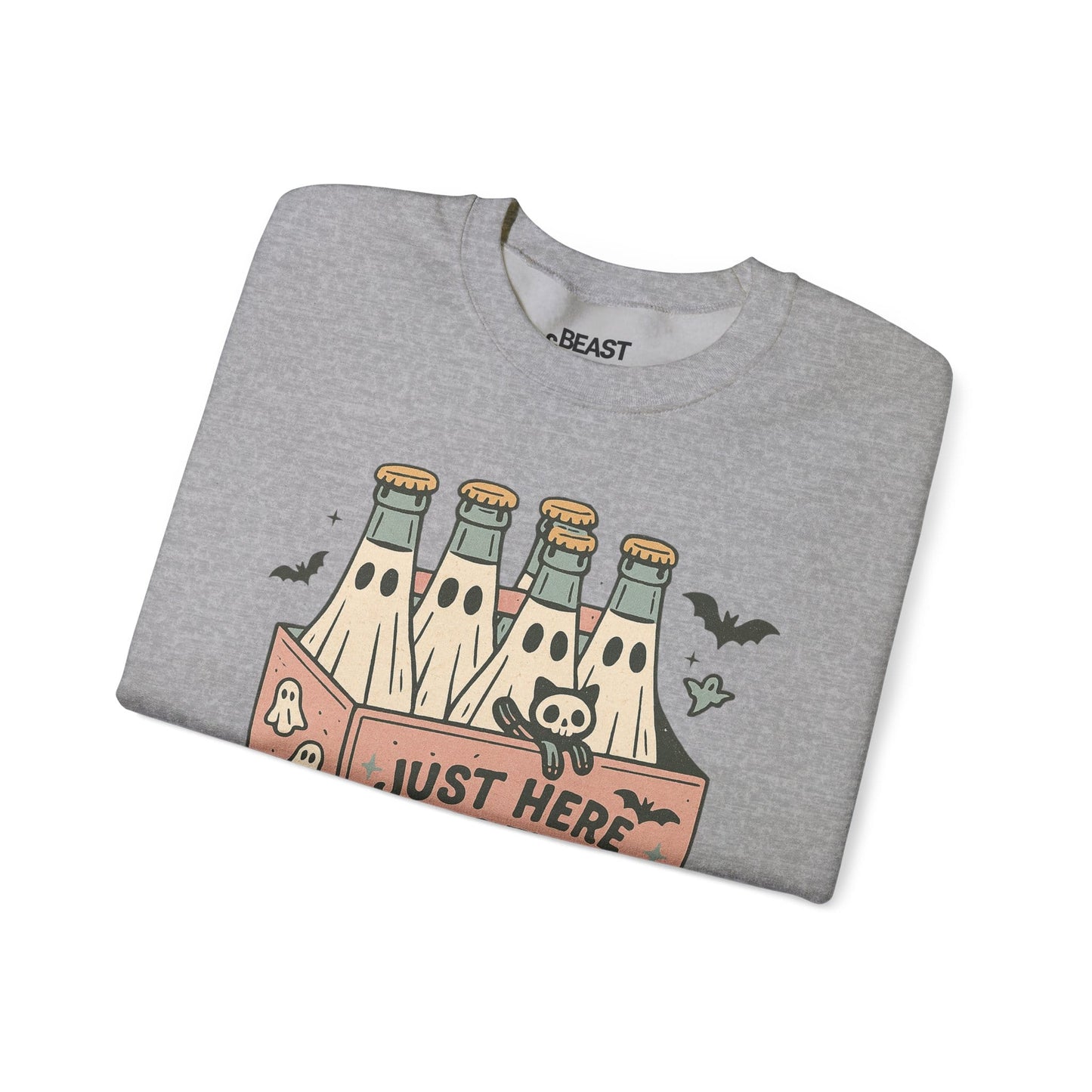 Just Here For The Boos Halloween Sweatshirt gift_idea unique_gift personalised_gift