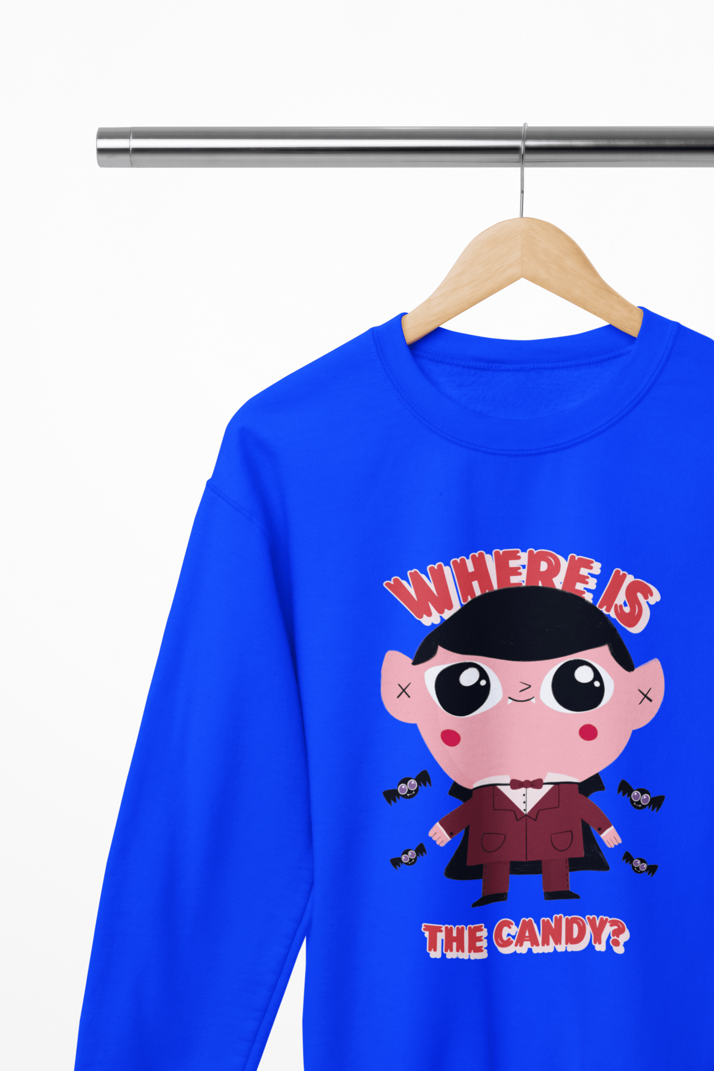 Kids Where Is the Candy? Halloween Sweatshirt | Funny Trick-or-Treat Jumper gift_idea unique_gift personalised_gift