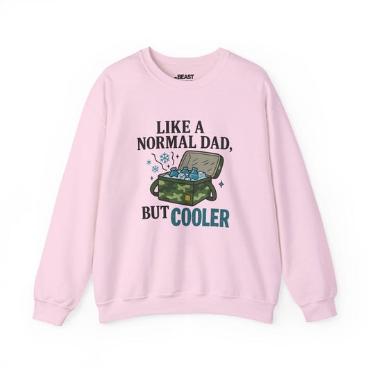 like a normal dad but cooler sweatshirt light pink sweatshirt uk Father's Day gift idea