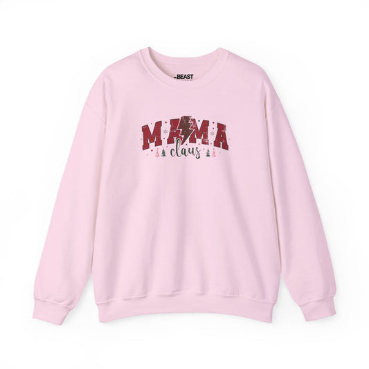 mama claus christmas sweatshirt light pink sweatshirt uk Christmas gift idea