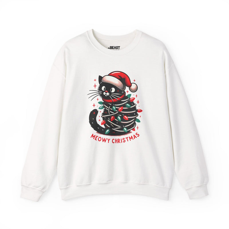 Meowy Christmas Cat Sweatshirt